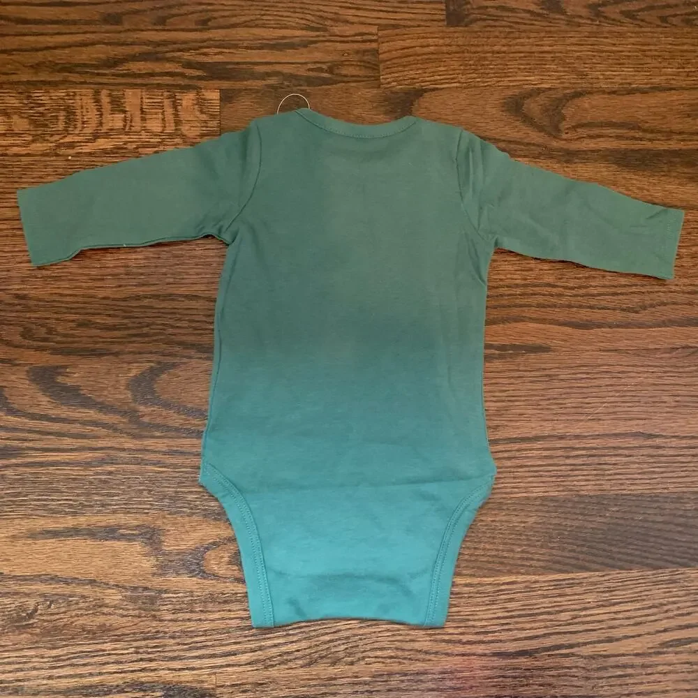 NWT Life is Good Baby Bear LS Green Onesie | 3-6 Months